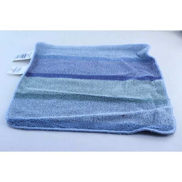 Wamsutta 1444957 Blue Wash Cloth 12"x12" NEW 6Pack - Picture 3 of 3